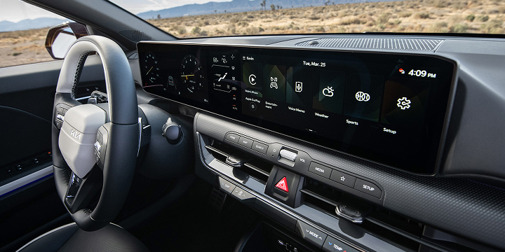 Nearly 30 in. of total combined displays shown on the GT-Line Turbo.
