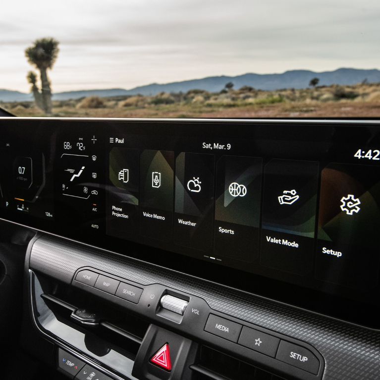GT-Line Turbo shown with nearly 30 in. of total combined display.5