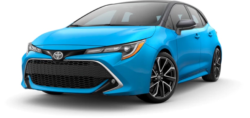 toyota corolla 2022 light blue